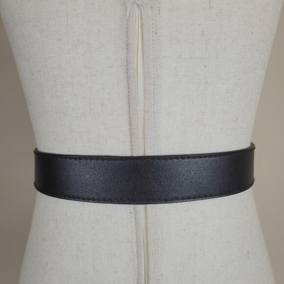 Calvin Klein Black and White Zebra Print Belt main image 5